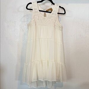 Wrangler Cream High Low Dress